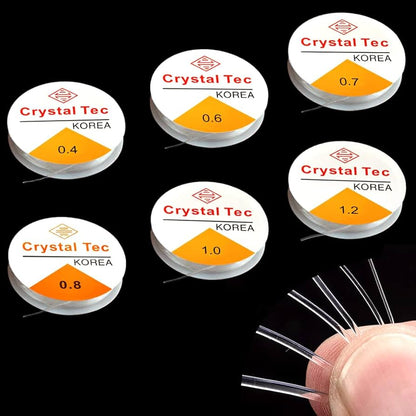 Crystal Tec Elastic Beading Cord – 0.8mm – Strong, Flexible, and Durable