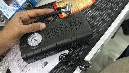 Portable Air Compressor Tire Inflator - 2 in 1