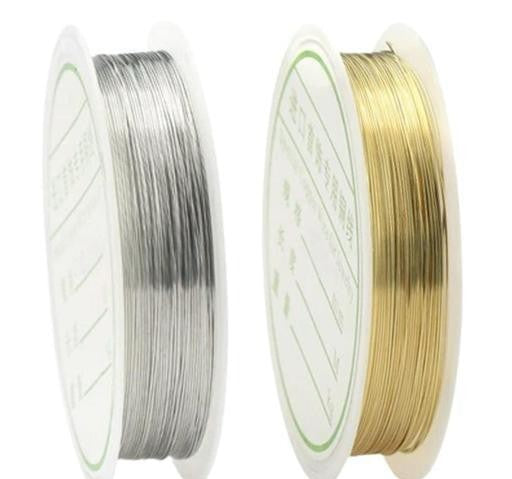 Jewelry Crafting Wire – Gold and Silver – Durable and Flexible - 1