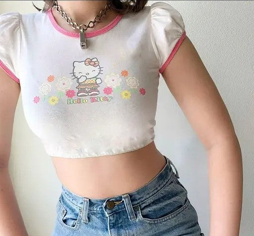 Hello Kitty summer crop top