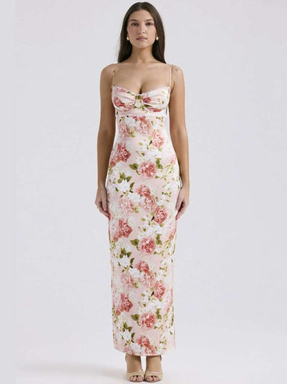 Elegant Floral Maxi Dress